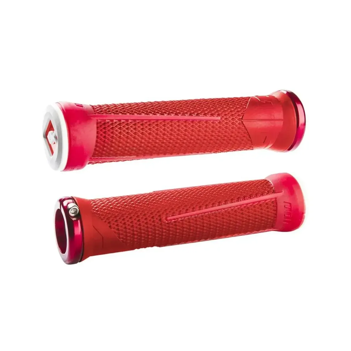Odi Ag-1 Lock-On Grips Red/Fire Red/Red Clamps